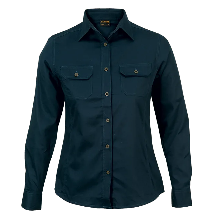 Bush Shirt Long Sleeve Ladies - Image 2