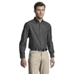 Denver Denim Shirt Long Sleeve Mens