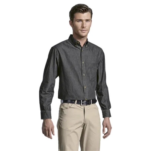 Denver Denim Shirt Long Sleeve Mens
