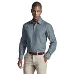 Easy Care Lounge Shirt Long Sleeve Mens