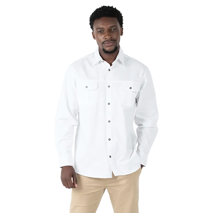 Bush Shirt Long Sleeve Mens