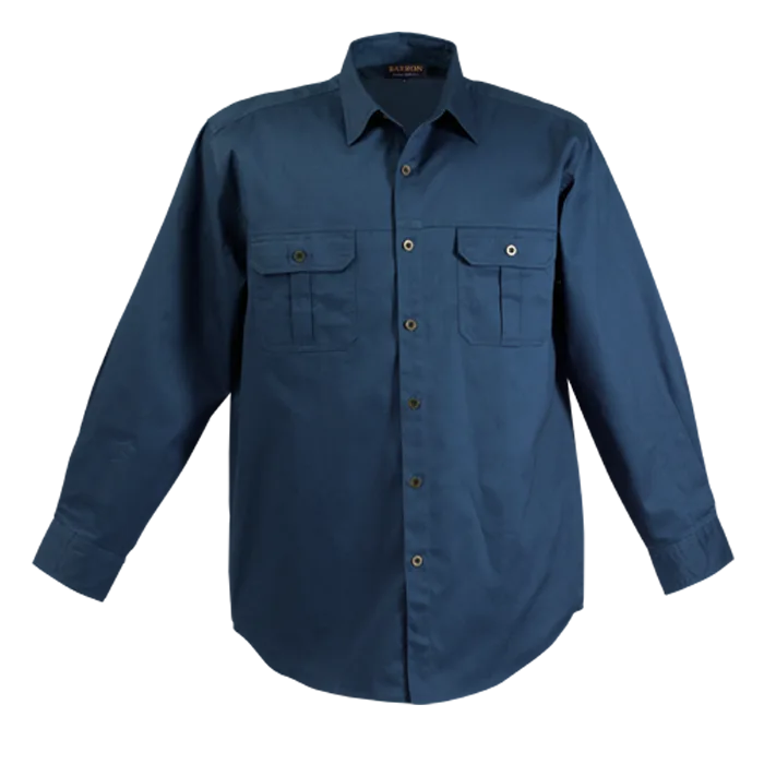 Bush Shirt Long Sleeve Mens - Image 2