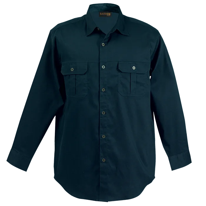 Bush Shirt Long Sleeve Mens - Image 3