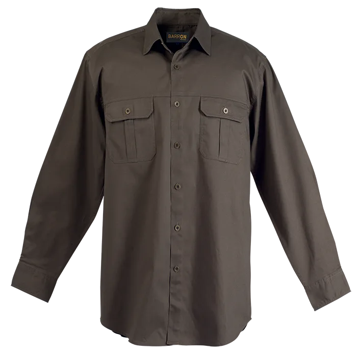 Bush Shirt Long Sleeve Mens - Image 4