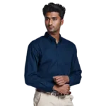 Brushed Cotton Twill Lounge Long Sleeve Mens