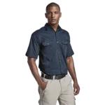 Plain Bush Shirt Mens