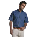 Denver Denim Shirt Short Sleeve Mens