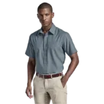 Easy Care Lounge Shirt Short Sleeve Mens