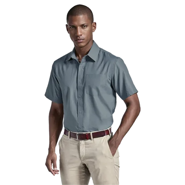 Easy Care Lounge Shirt Short Sleeve Mens
