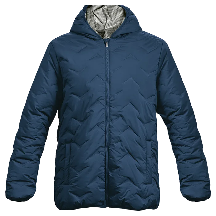 Mock-Quilt Hooded Puffer Mens - Image 2