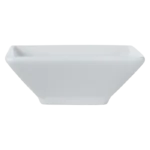 White Basics Square Footed Sauce Dish