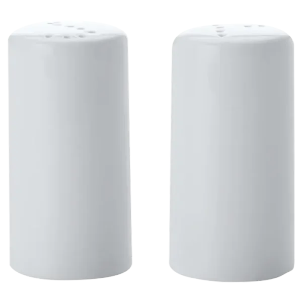 White Basics Cylindrical Salt & Pepper