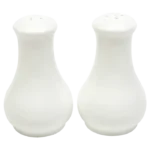 White Basics Fluted Salt & Pepper