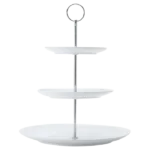 White Basics Diamonds 3-Tier Cake Stand