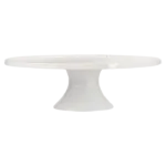White Basics Diamonds Footed Cake Stand