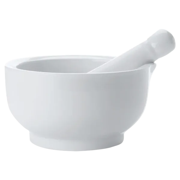 White Basics Mortar & Pestle