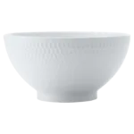 White Basics Diamonds Rice Bowl