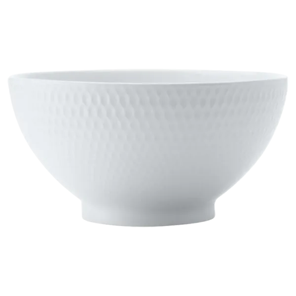 White Basics Diamonds Rice Bowl