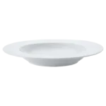 White Basics Diamonds Rim Soup Bowl