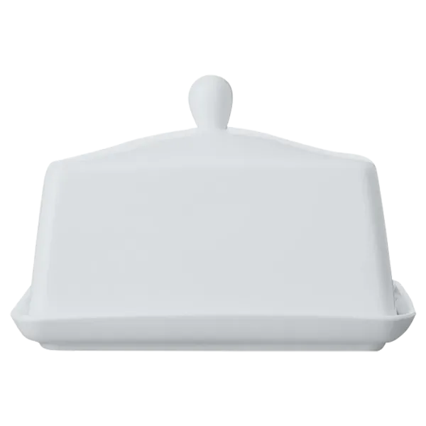 White Basics Butter Dish