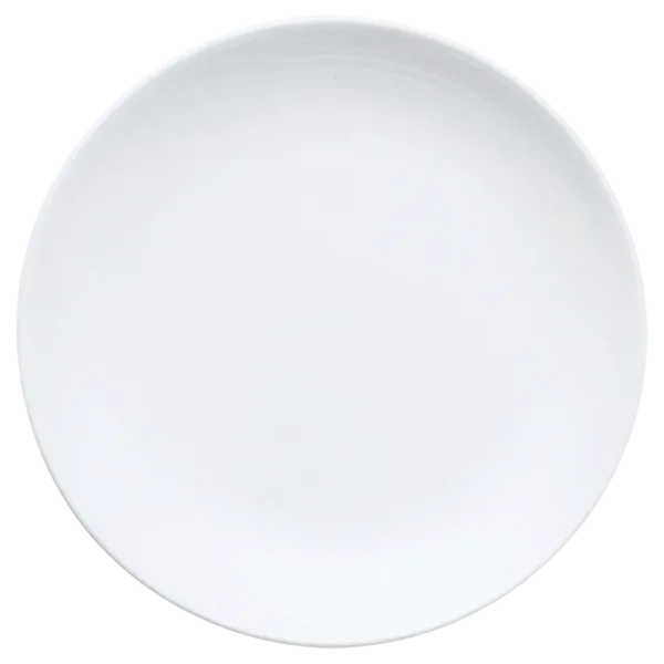 Arctic White Coupe Plate