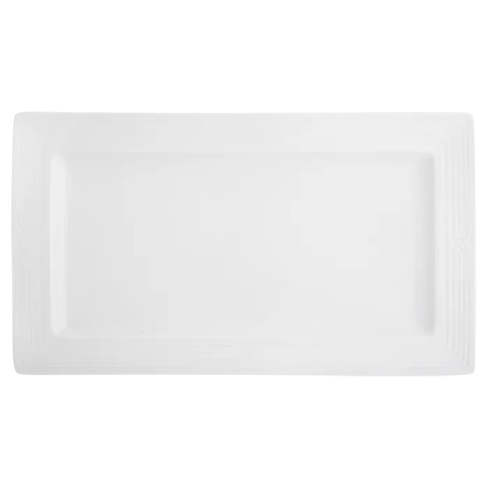 Arctic White Rectangle Plate
