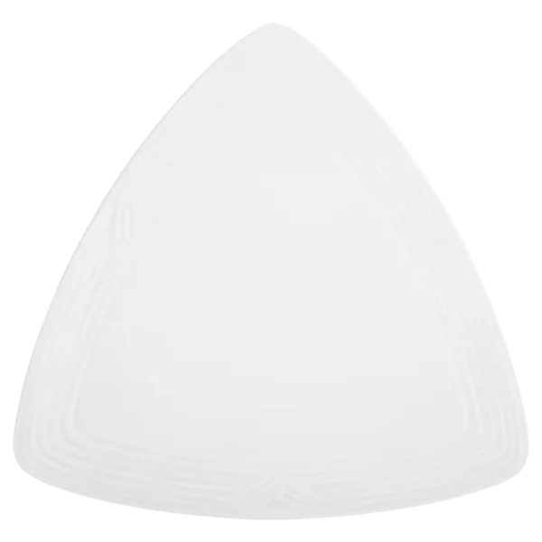 Arctic White Triangle Plate