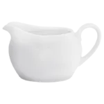 Arctic White Gravy Boat with Saucer