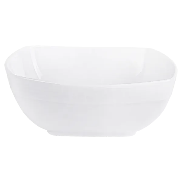 Arctic White Square Bowl