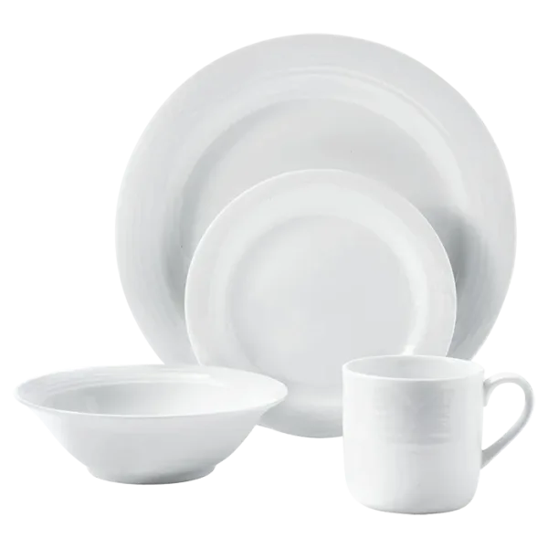 Arctic White 16 Piece Dinner Set