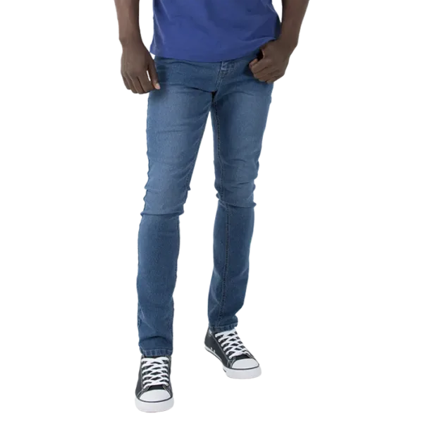 3D Crease Stretch Jeans Mens