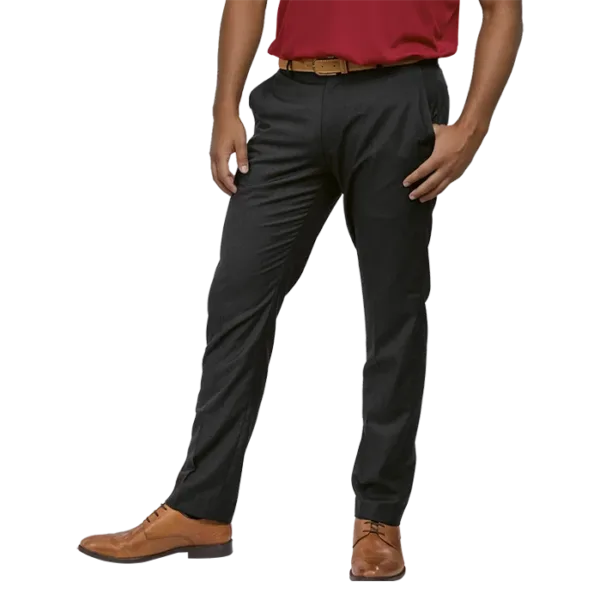 Slim Fit Flat Front Pants Mens
