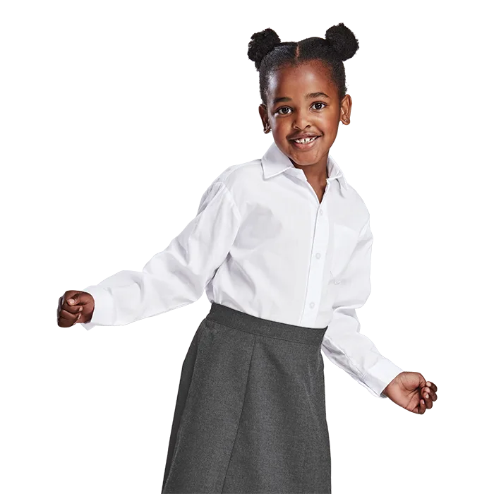 Unisex Long Sleeve School Shirt