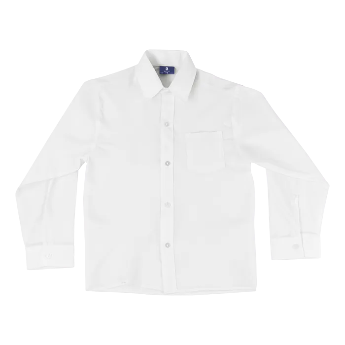 Unisex Long Sleeve School Shirt - Image 2