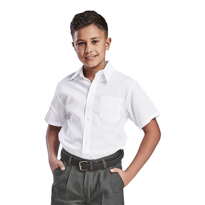 Unisex Short Sleeve School Shirt