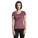 Melange Crew Neck T-Shirt Ladies