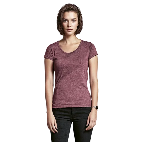 Melange Crew Neck T-Shirt Ladies