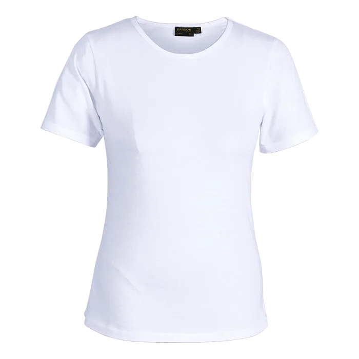 Organic Cotton Crew Neck T-Shirt Ladies - Image 3