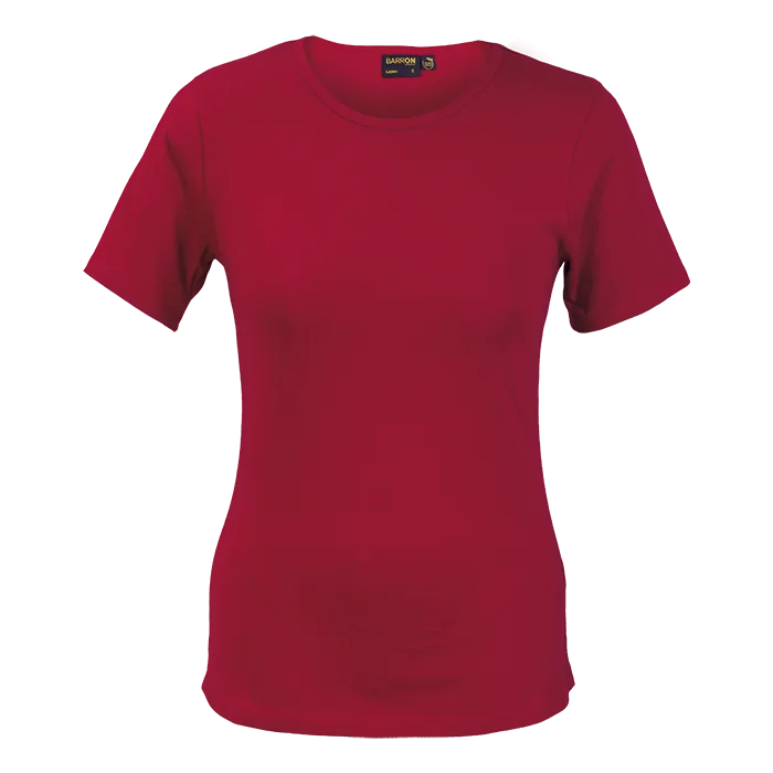 Organic Cotton Crew Neck T-Shirt Ladies - Image 5