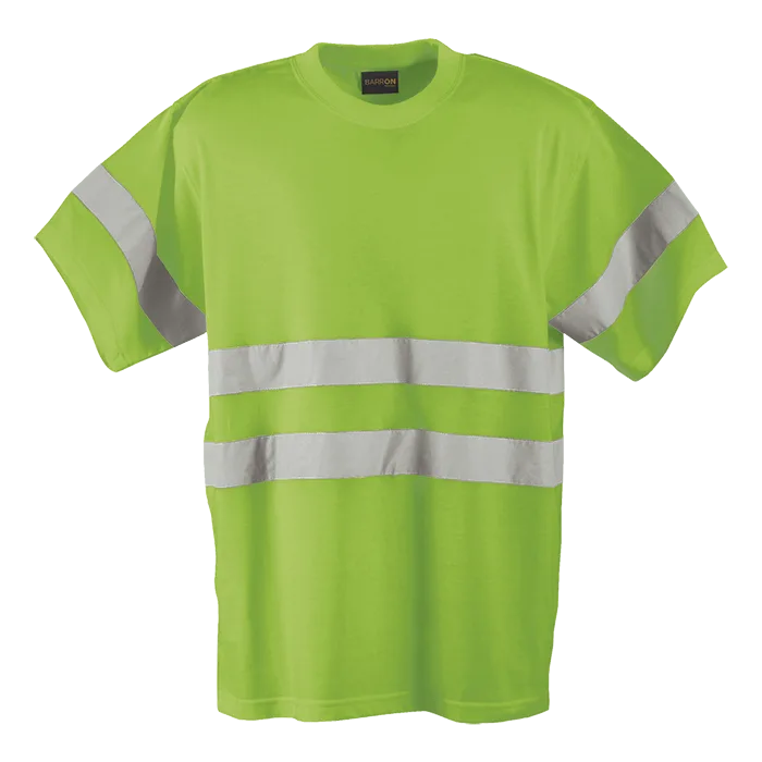 150g Poly Cotton Safety T-Shirt with tape - Image 4