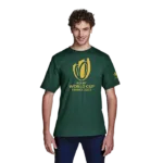 160g Single Jersey RWC 2023 Tee Gold Trophy Print Mens